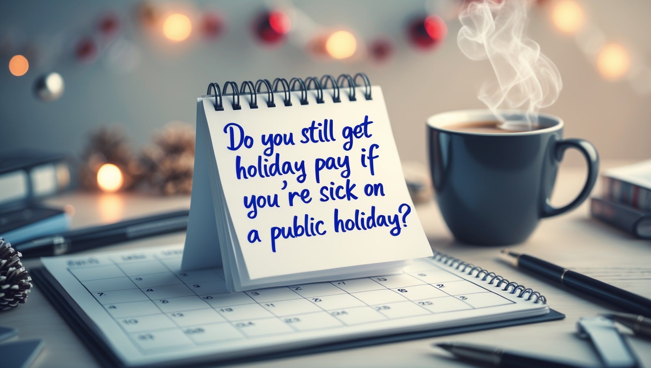 क्या यदि आप सार्वजनिक अवकाश के दौरान बीमार पड़ जाते हैं तो क्या आपको अभी भी छुट्टी वेतन मिलता है?