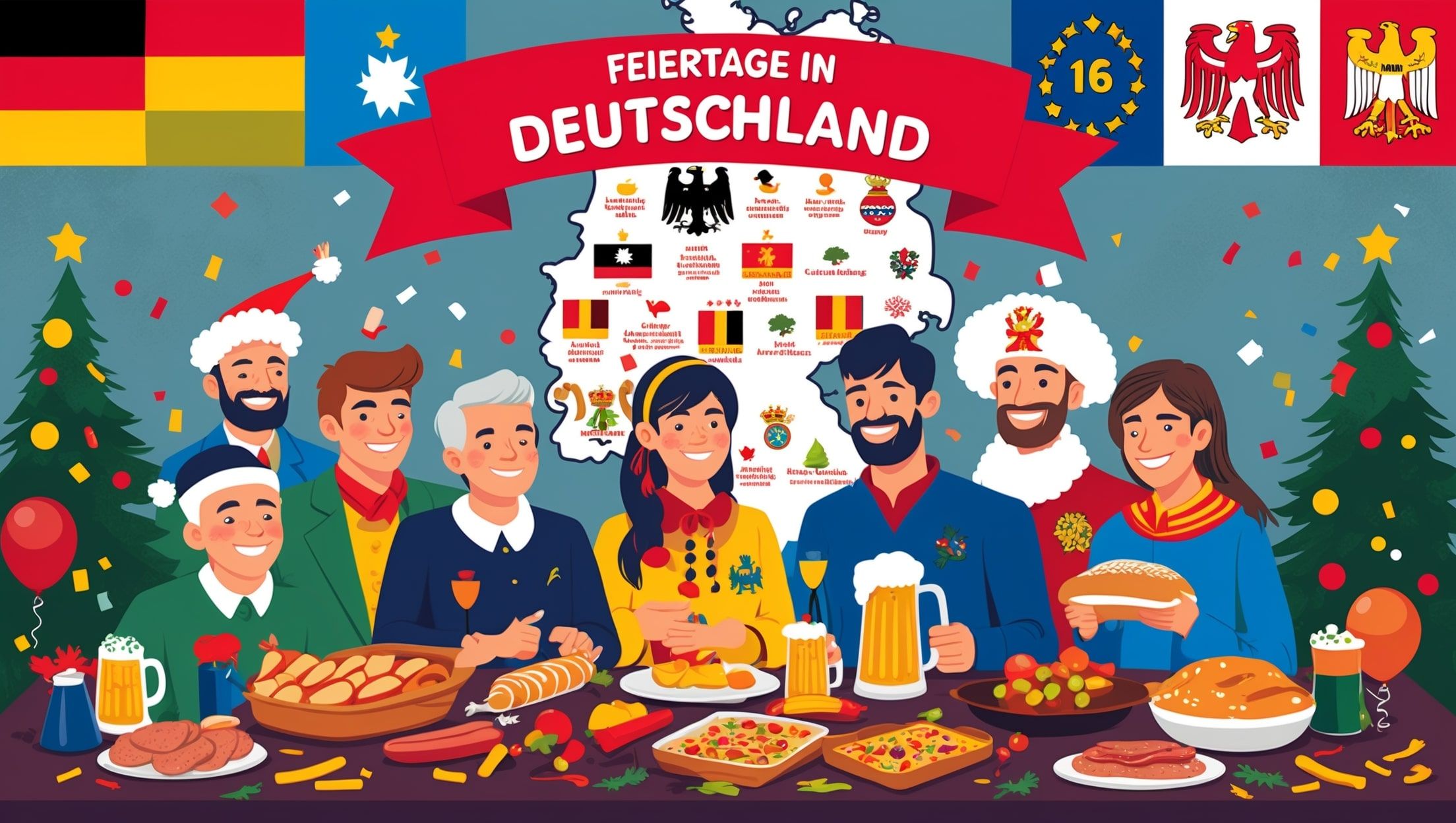 जर्मनी में कितने राष्ट्रीय अवकाश हैं, और यह राज्य के अनुसार क्यों भिन्न होता है?