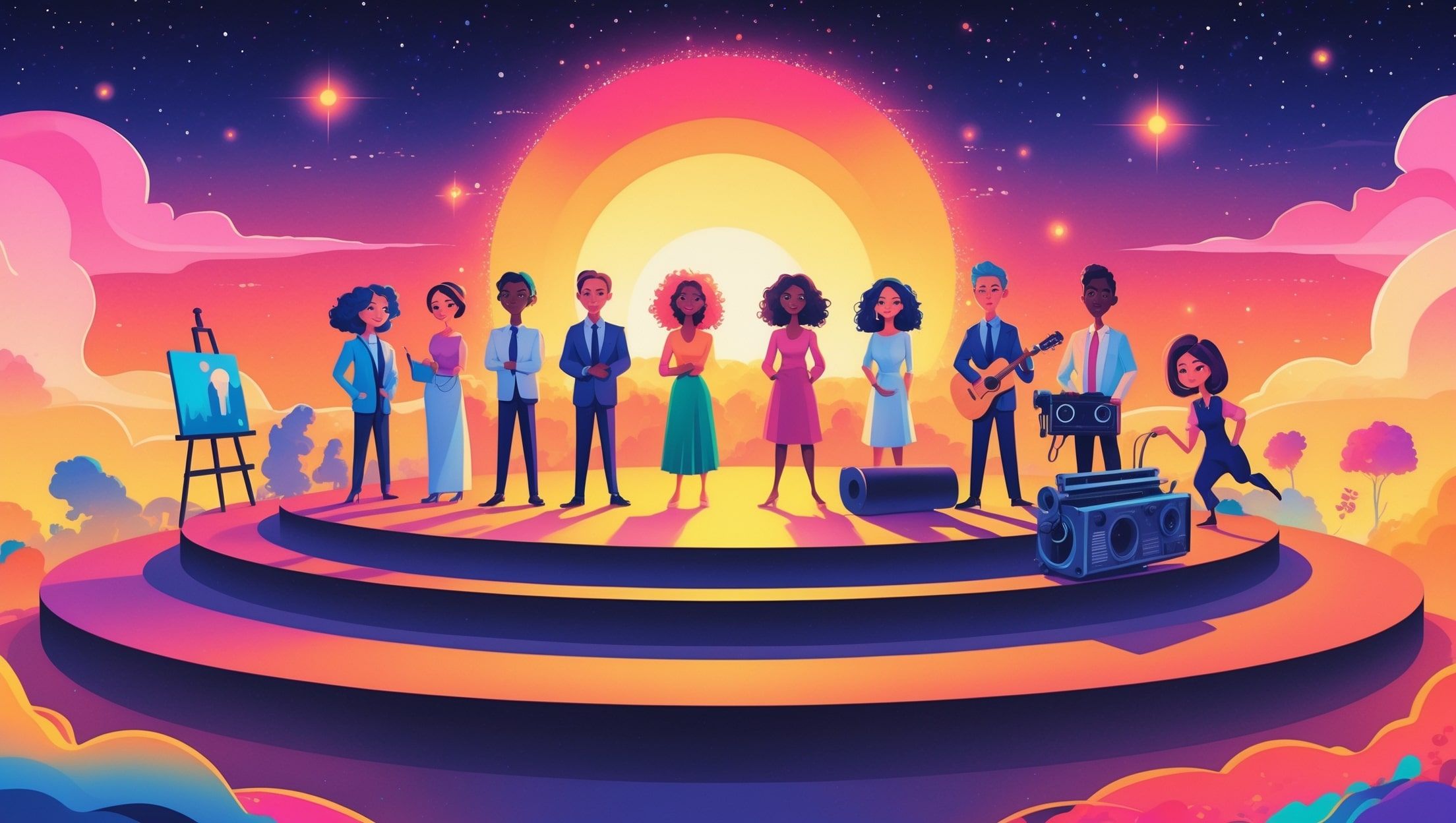 Sunsets in Art, Entertainment, and Language