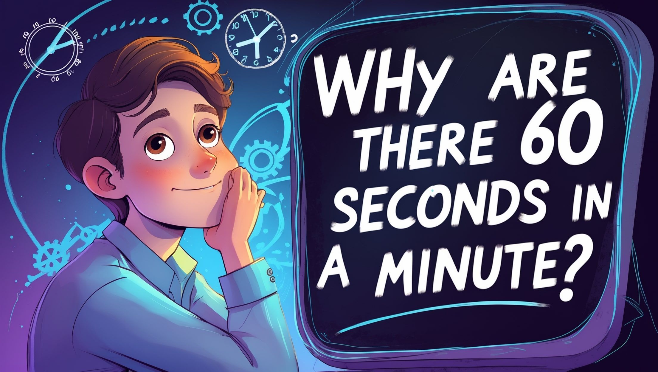 एक मिनट में 60 सेकंड क्यों होते हैं?
